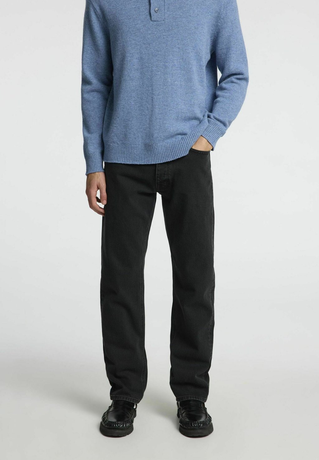 

Джинсы прямого кроя SLH BEN KORI NOOS Selected Homme, цвет Black Denim