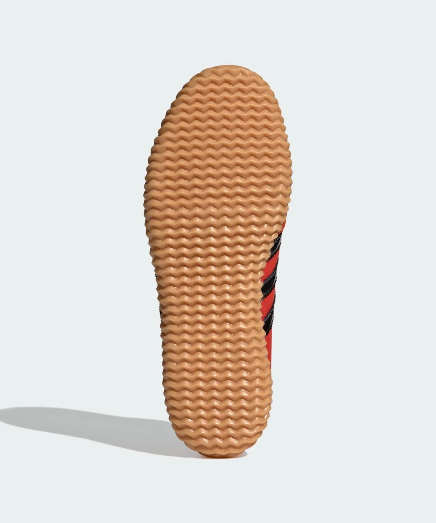 Унисекс кеды из текстиля и кожи adidas VOLLEY PLIMSOLE оранжевые — фото 3