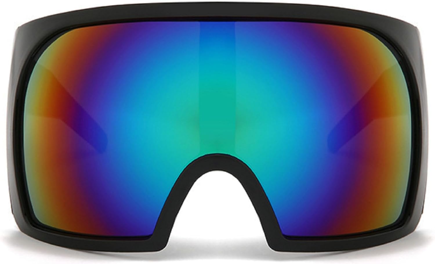 

Большие спортивные солнцезащитные очки в стиле Y2k для женщин и мужчин, модные солнцезащитные очки-щитки, цельные солнцезащитные очки, большие солнцезащитные очки mincl, Green Mirror