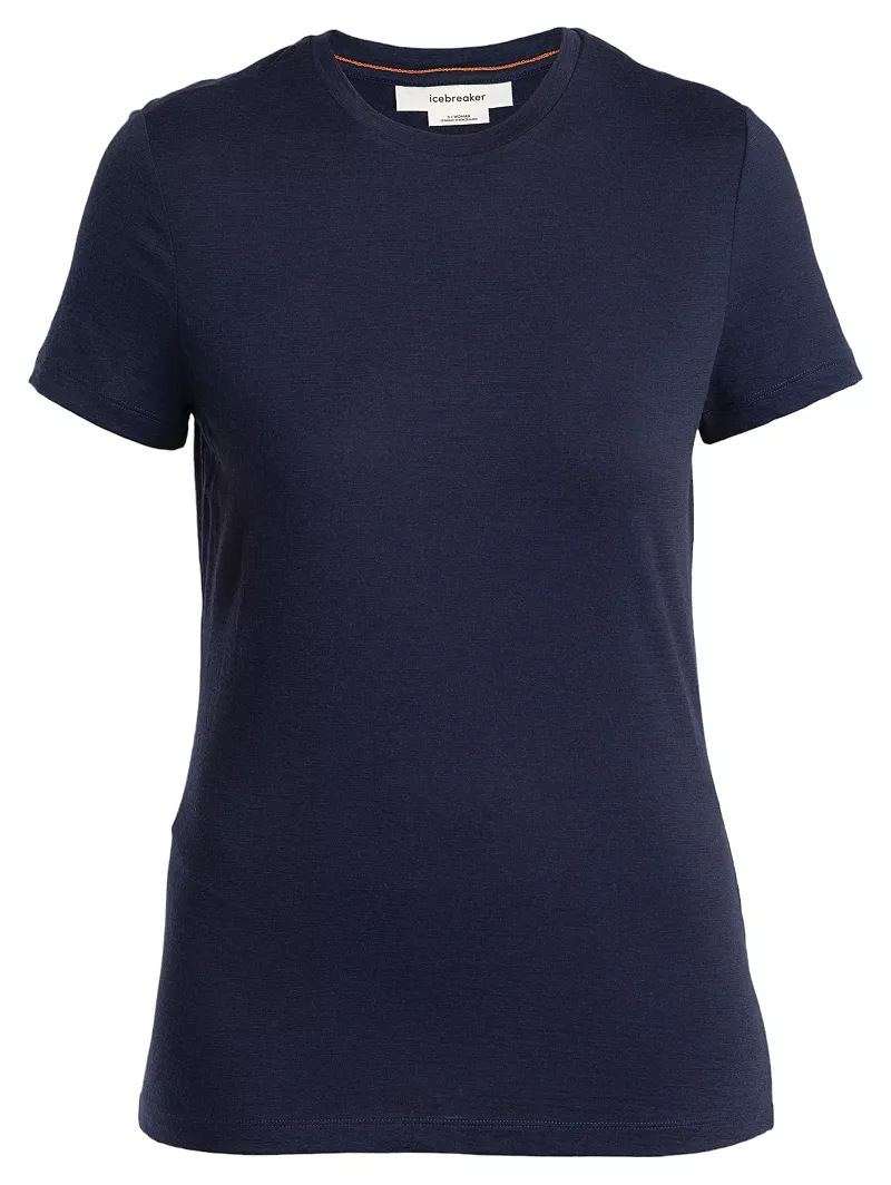 

Женская футболка Icebreaker Merino 150 Tech Lite III, цвет Midnight Navy