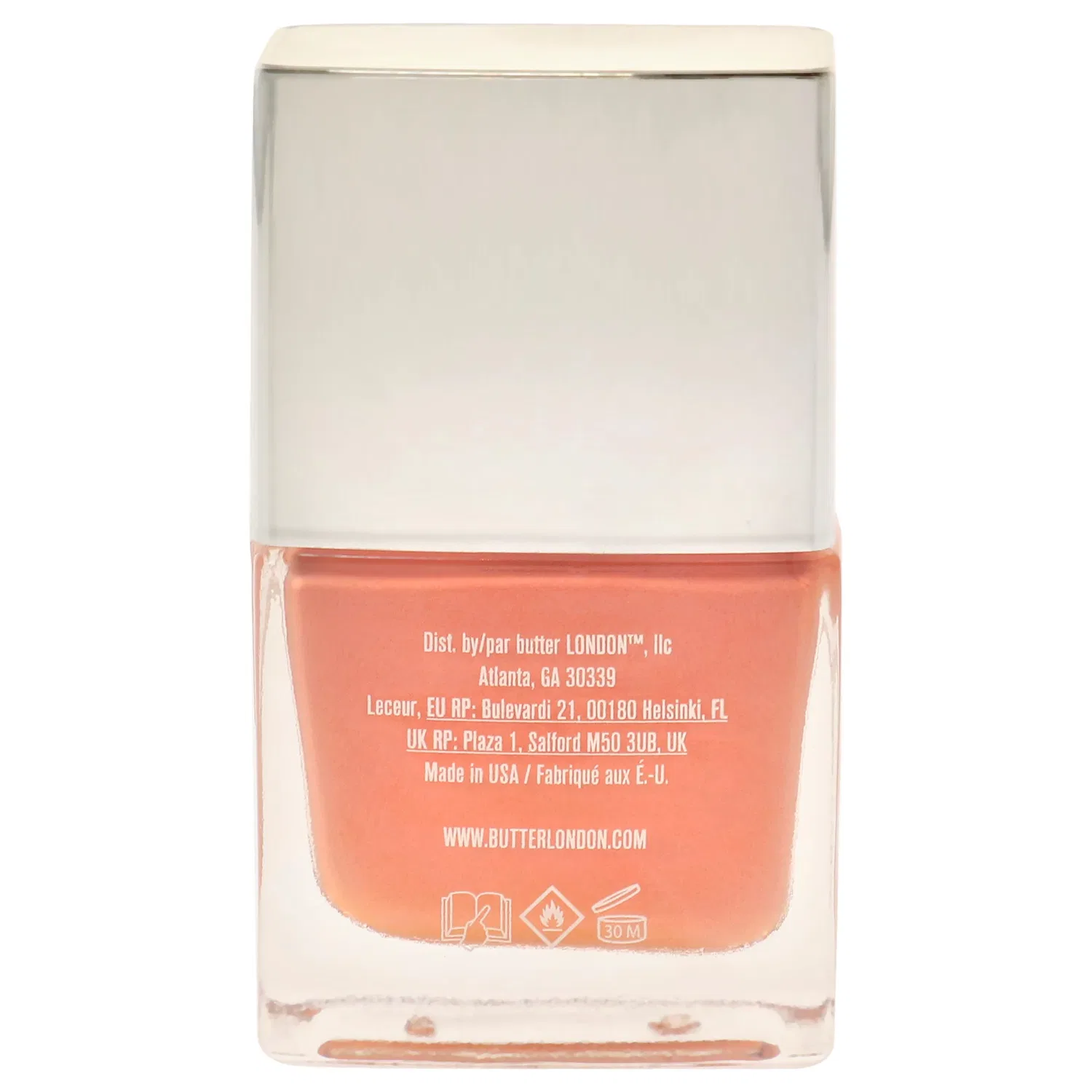 Лак для ногтей Patent Shine 10X - Hottie Tottie от Butter London для женщин - 0,4 унции (0,4 унции), розовый — фото 2