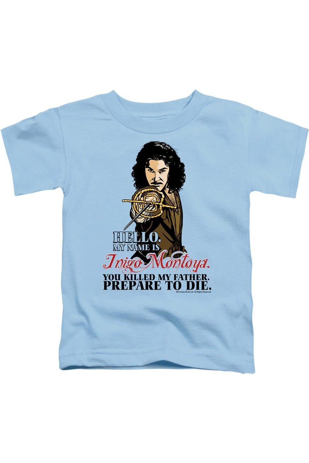 

Футболка с коротким рукавом "Принцесса-невеста" для детей Gildan, светло-голубой