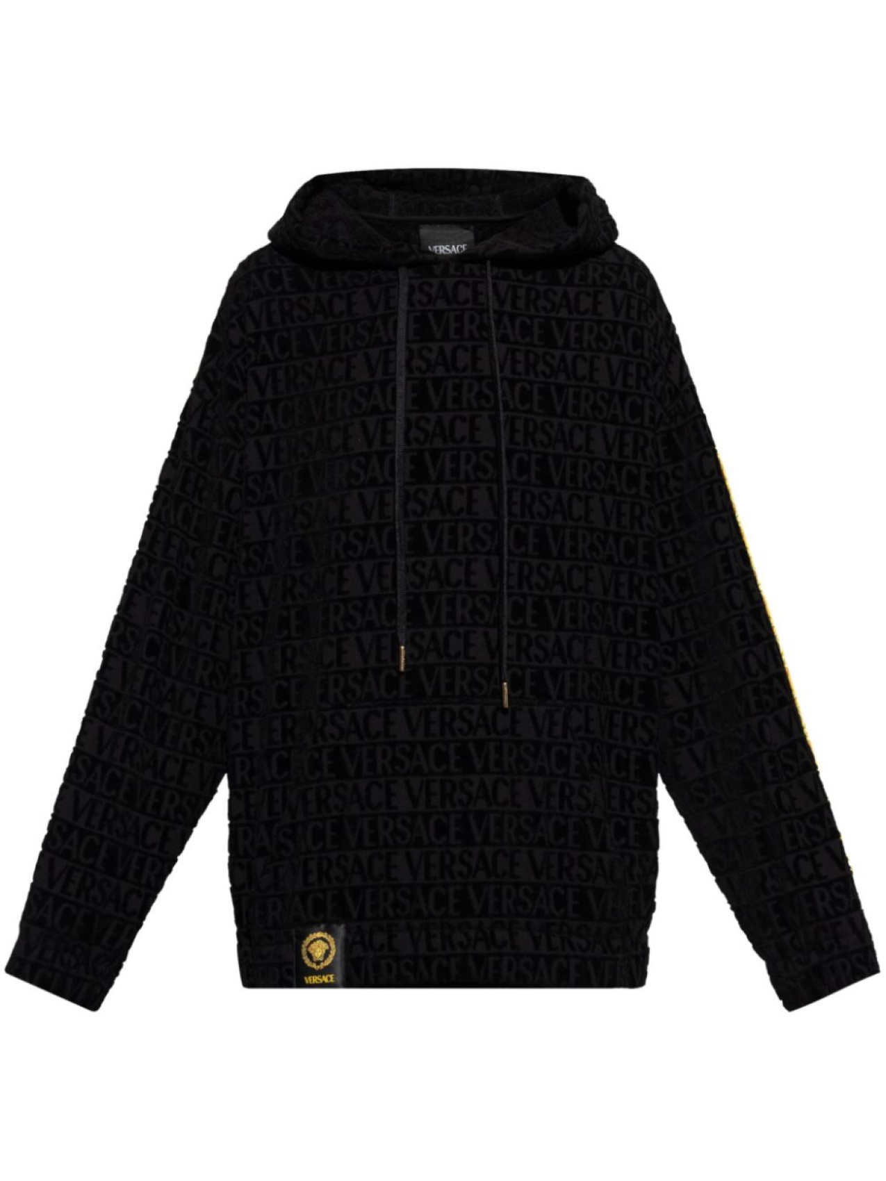 

Толстовка с капюшоном Baroque Versace, черный