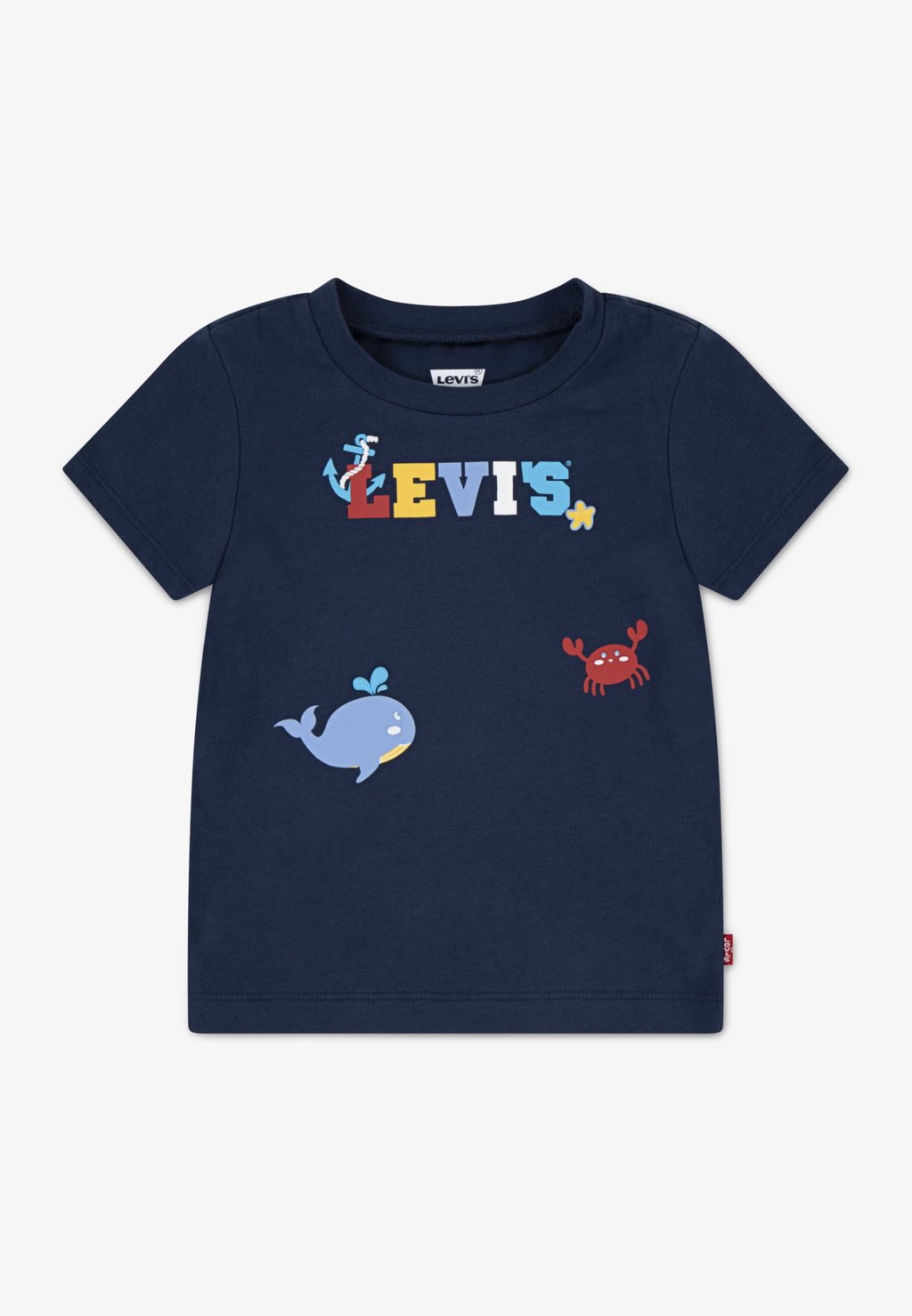 

Футболка с принтом COASTAL CRITTERS LOGO TEE Levi's, темно-синий