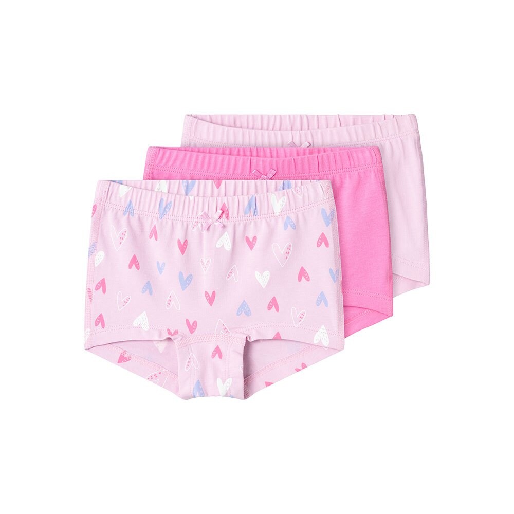 

Трусы Name It Pink Hearts 3 шт, розовый