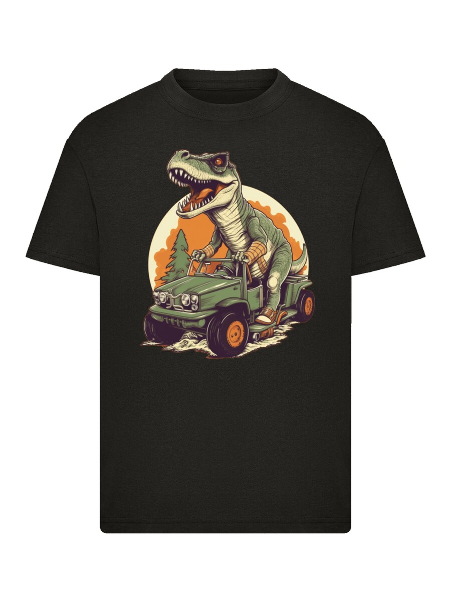 

Рубашка F4NT4STIC Monster Truck Cooler Dinosaurier, черный