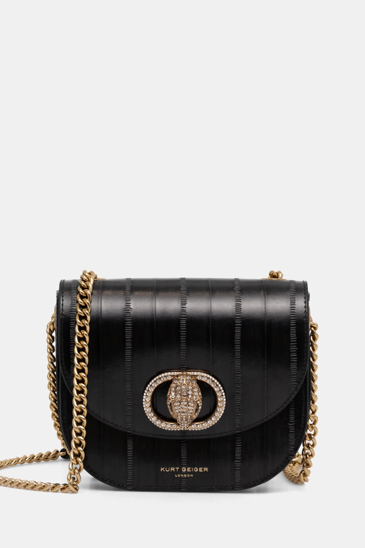 

Кожаная сумочка Kurt Geiger London, черный