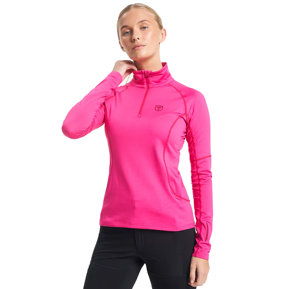 

Свитер Tenson TXlite half zip, розовый