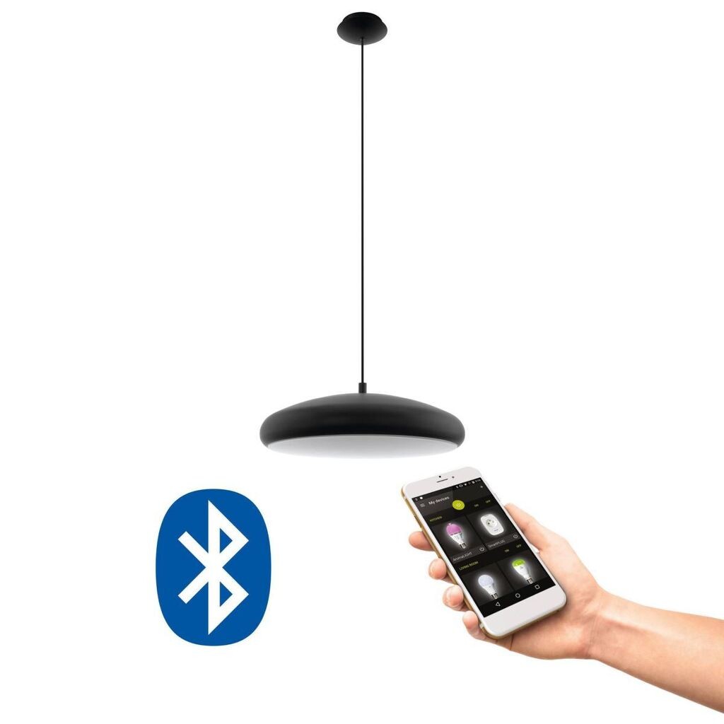 

EGLO Crosslink RIODEVA-C RGB светодиодный подвесной светильник черный, белый 3400лм 44,5x150см, управление через приложение