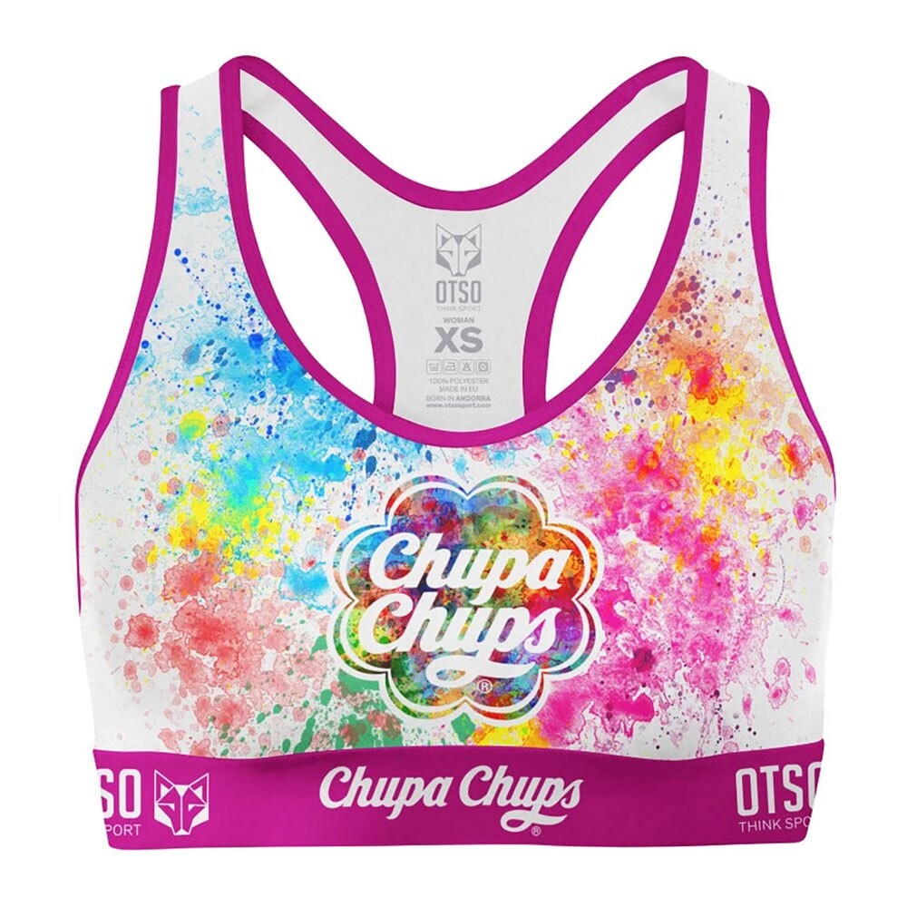

Спортивный топ Otso Chupa Chups Paint, розовый