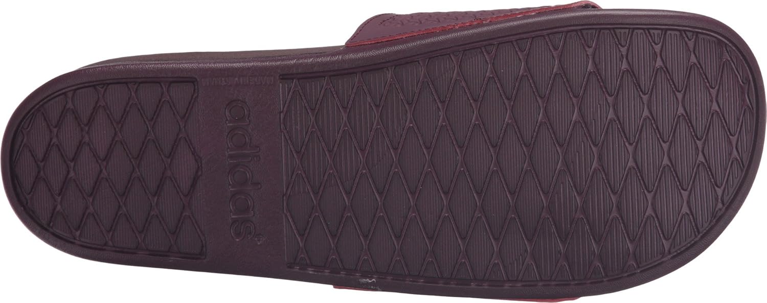 Сандалии adidas Unisex для взрослых Adilette Comfort, белый/бордовый — фото 3