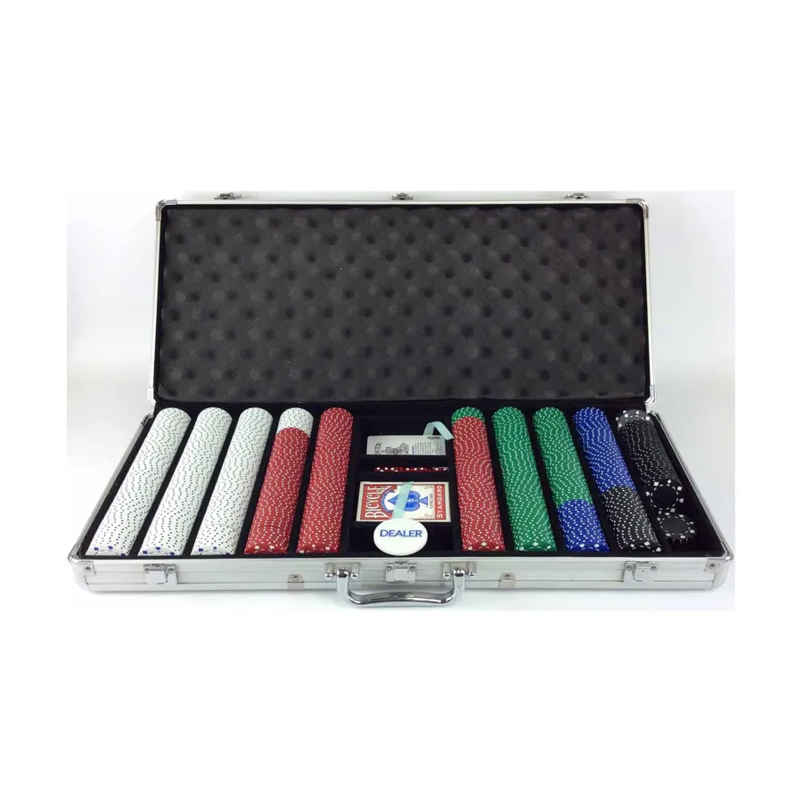 

Полный покерный набор в алюминиевом футляре (более 500 фишек), Poker Accessories (Wood Expressions)