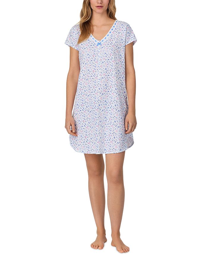 

Ночная сорочка короткая "Floral Dainty Cap" Eileen West, белый