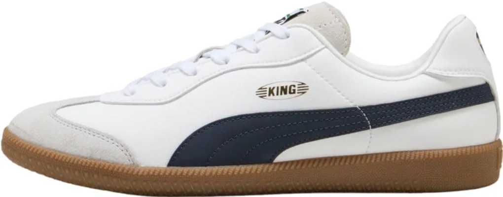 Футбольные бутсы Puma 106696 для мужчин, King 21, белый/темно-синий/серебристый — фото 4