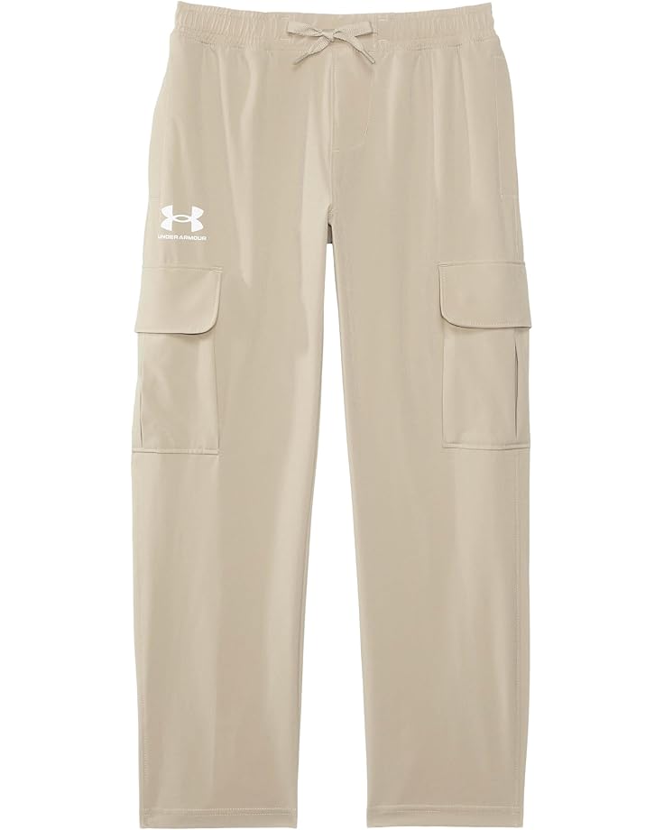 

Брюки Under Armour Kids Icon Woven Pants, цвет City Khaki/White