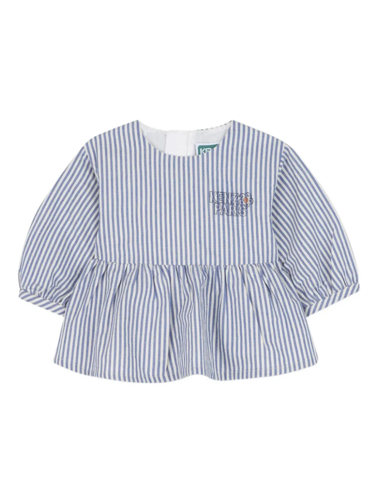 Комплект из двух частей в полоску Kenzo Kids, синий — фото 3