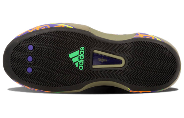 Кроссовки crazy 1 all-star purple black yellow 'blapur black1 vivgrn' Adidas, мультиколор — фото 4