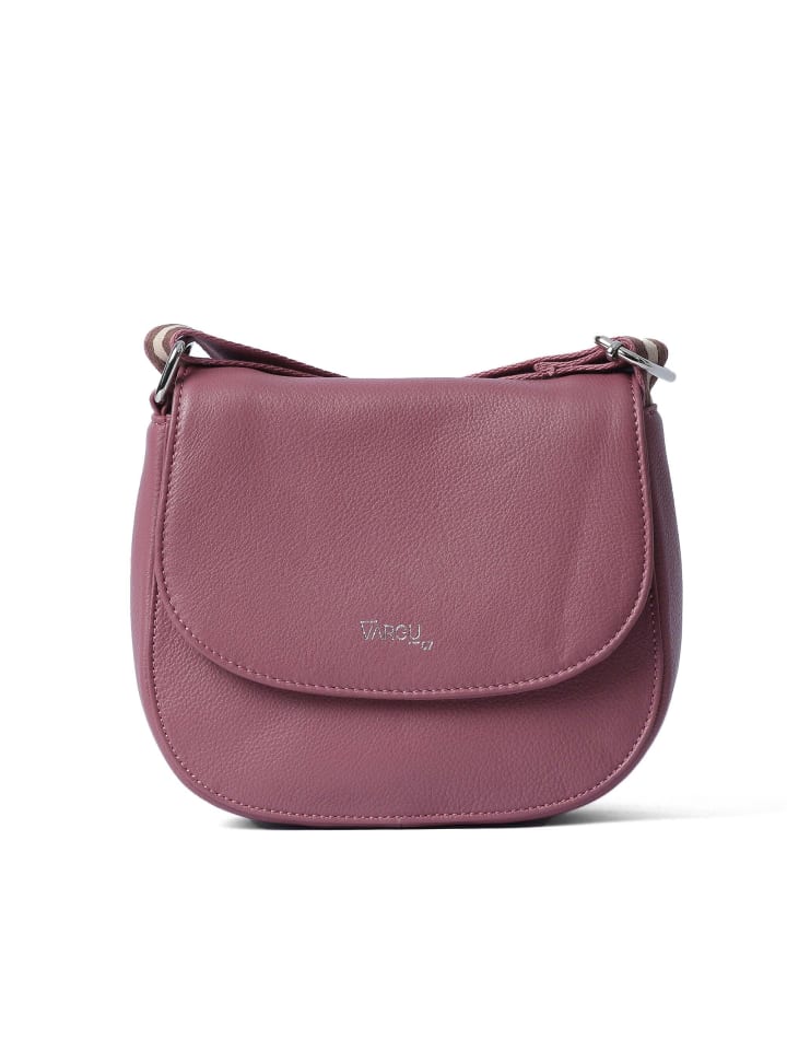 

Кожаная сумка через плечо Levina 1 лилового цвета VARGU