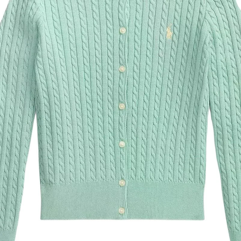 Свитер SS26 Kids' Polo Ralph Lauren, celadon — фото 4