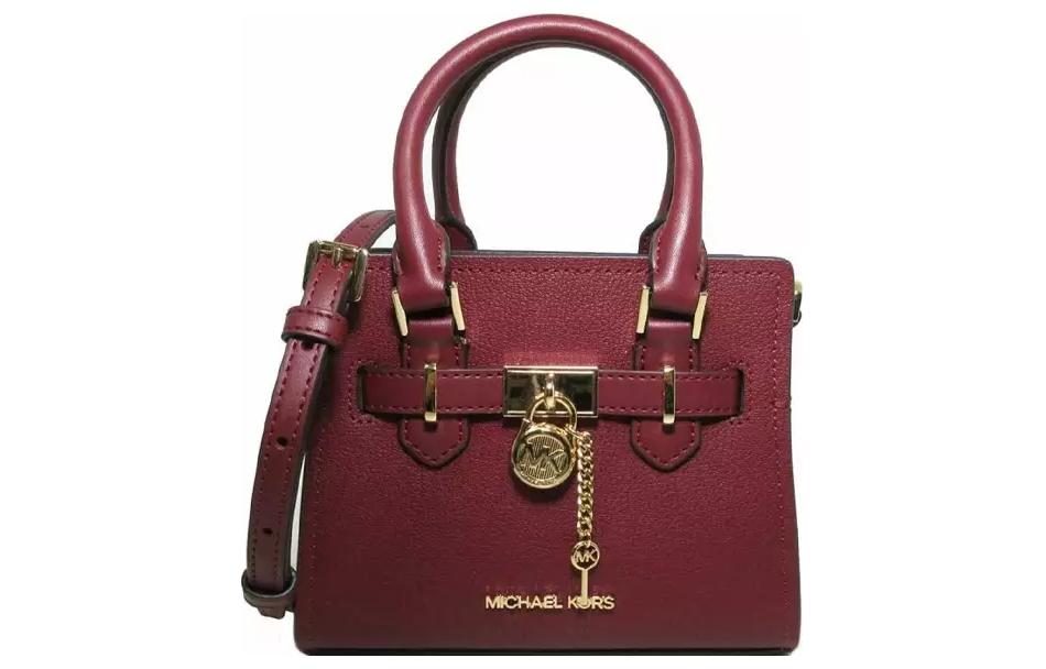 

MICHAEL KORS Сумка-тоут Hamilton Series, шоппер, сумка через плечо, мини-клатч женский deep cherry red