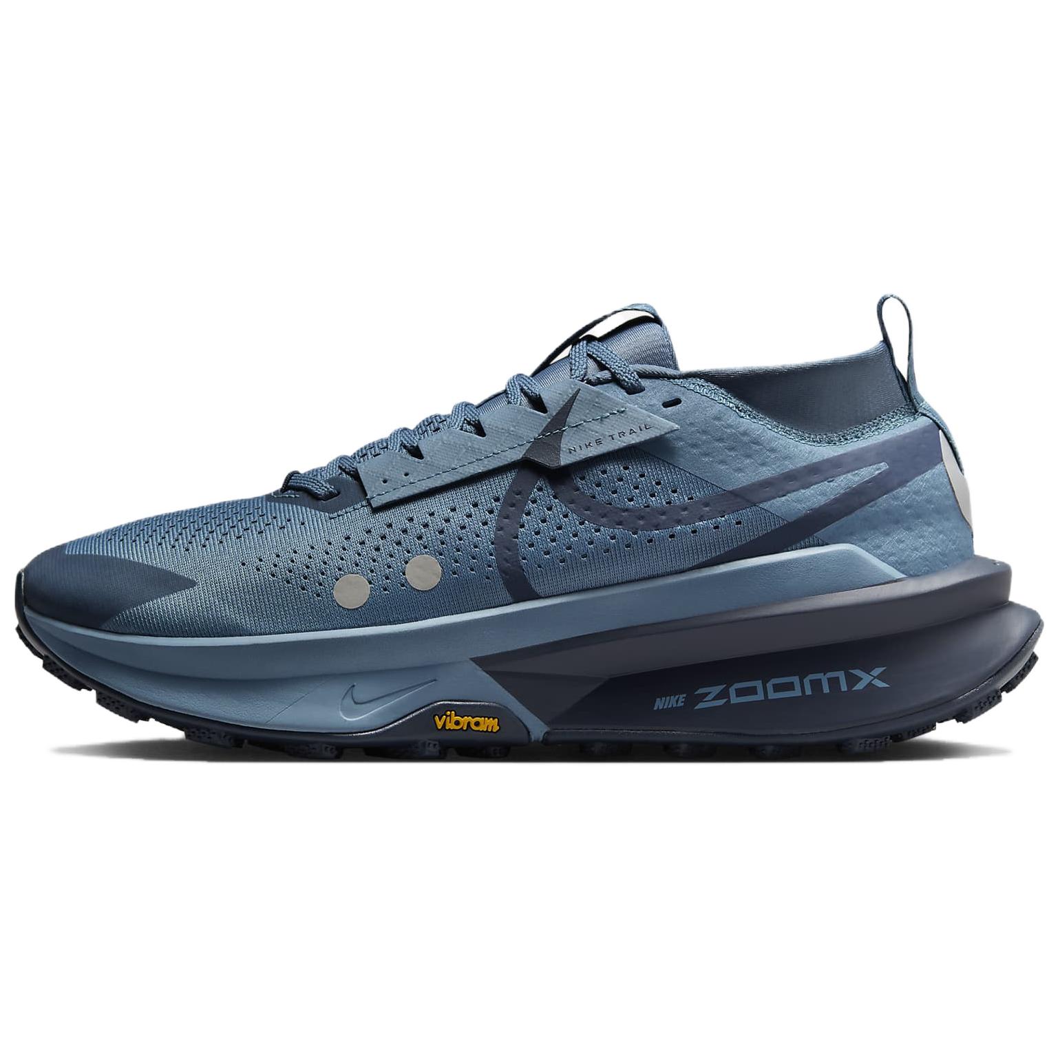 

Nike Кроссовки ZoomX Zegama 2 Smokey Blue Metallic Platinum Armory Navy