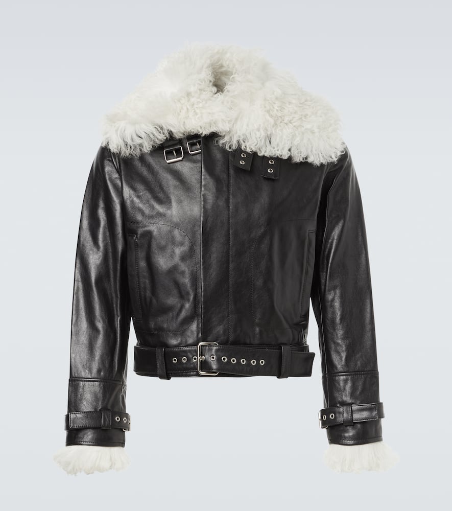 

Кожаная куртка Bridge Wales Bonner, Black