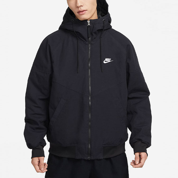 Куртка Nike Sportswear Windrunner Canvas Jacket DX0693-010, черный — фото 2