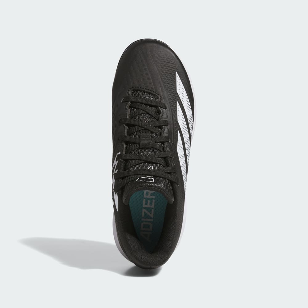 Бутсы Adidas Adizero Electric 2.0 baseball TPU Kids, цвет Core Black/Cloud White/Core Black — фото 2