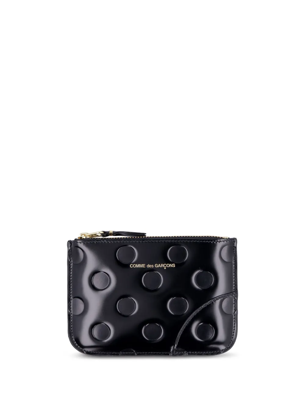 

Кошелек 'Polka Dots Embossed' Comme Des Garçons Wallet, черный