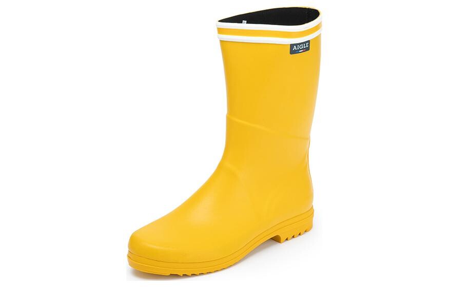 

Сапоги резиновые женские лимонные Aigle