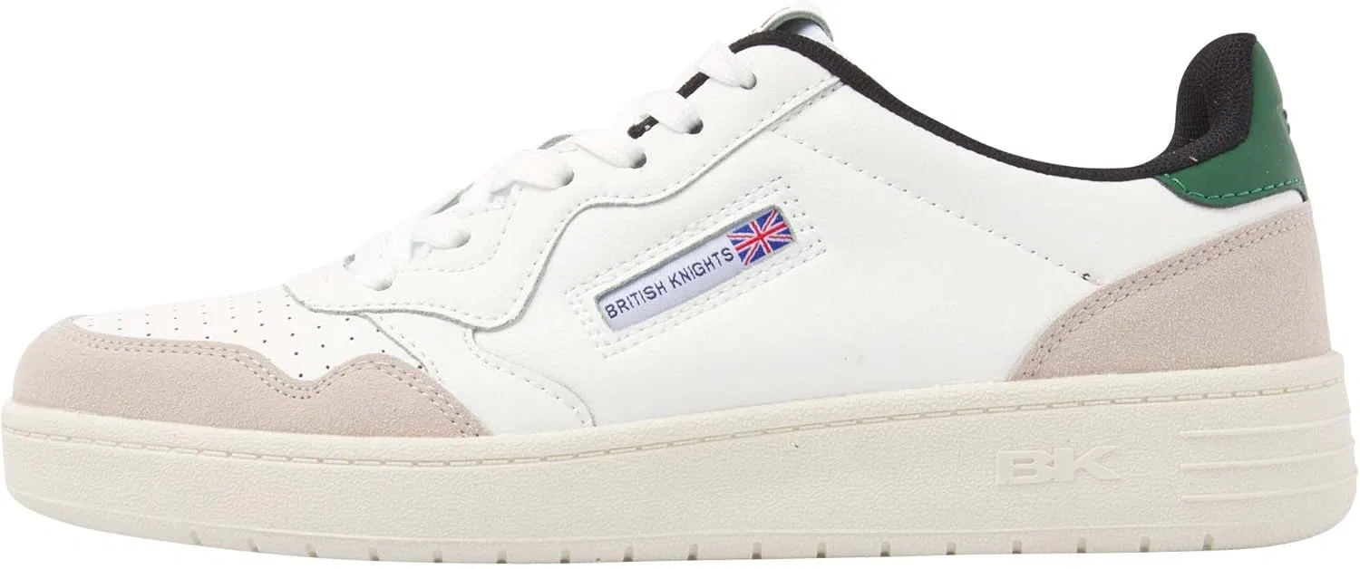 Мужские кроссовки British Knights Noors, White, Green, Black