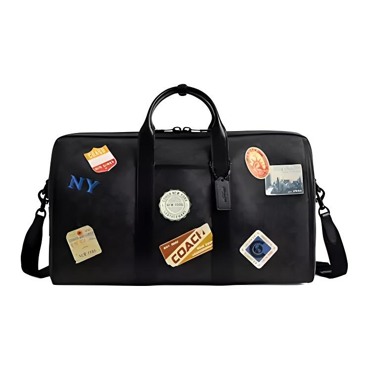 

COACH Сумка через плечо холщовая багажная сумка на одно плечо ручная кладь мужская charcoal multicolor