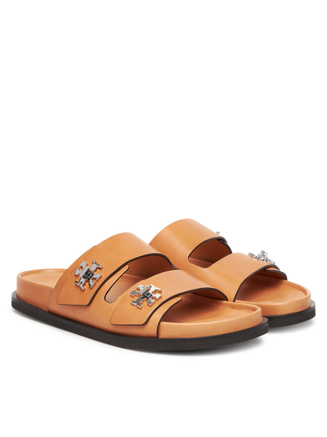 Сабо T Lock Sport Slide 166905 Tory Burch, коричневый — фото 2