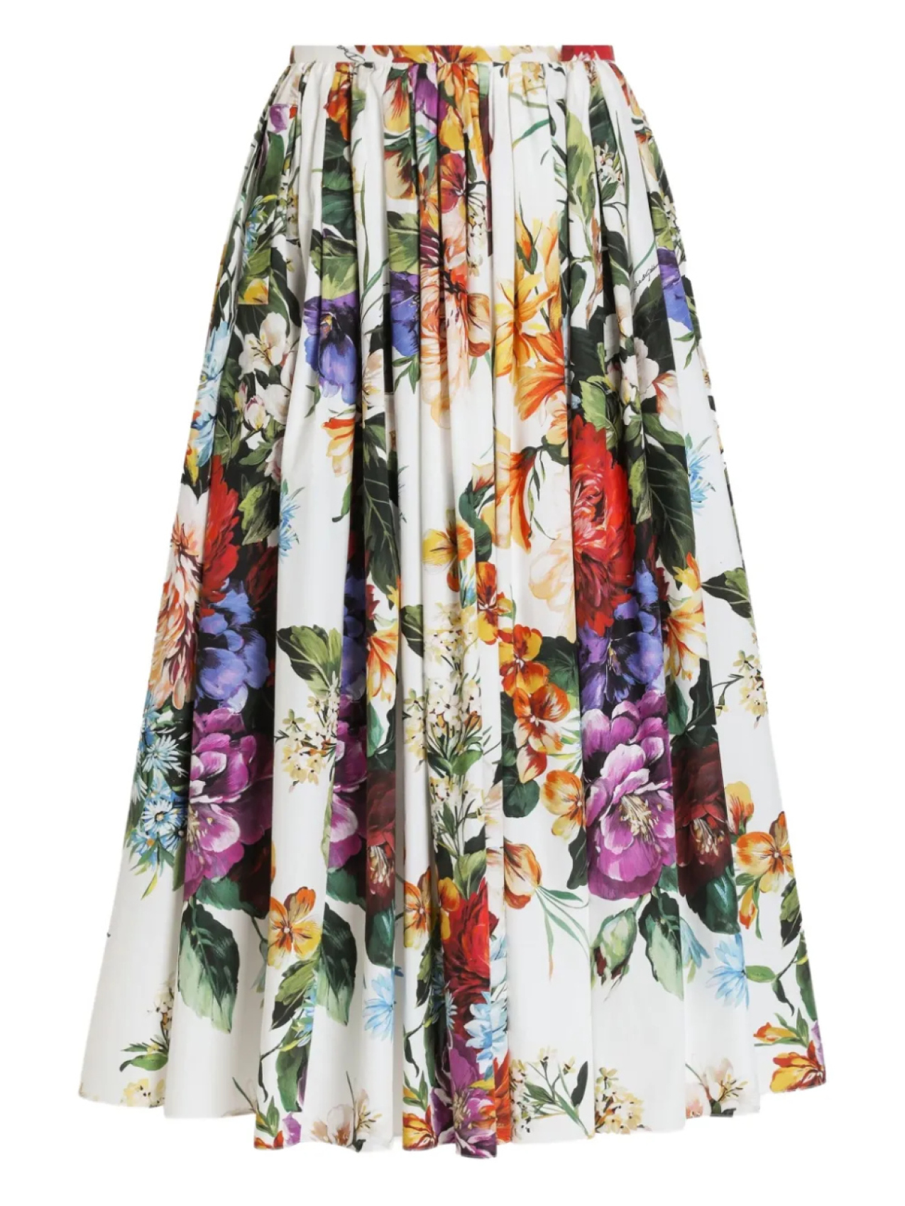 

Dolce & Gabbana юбка миди, белый