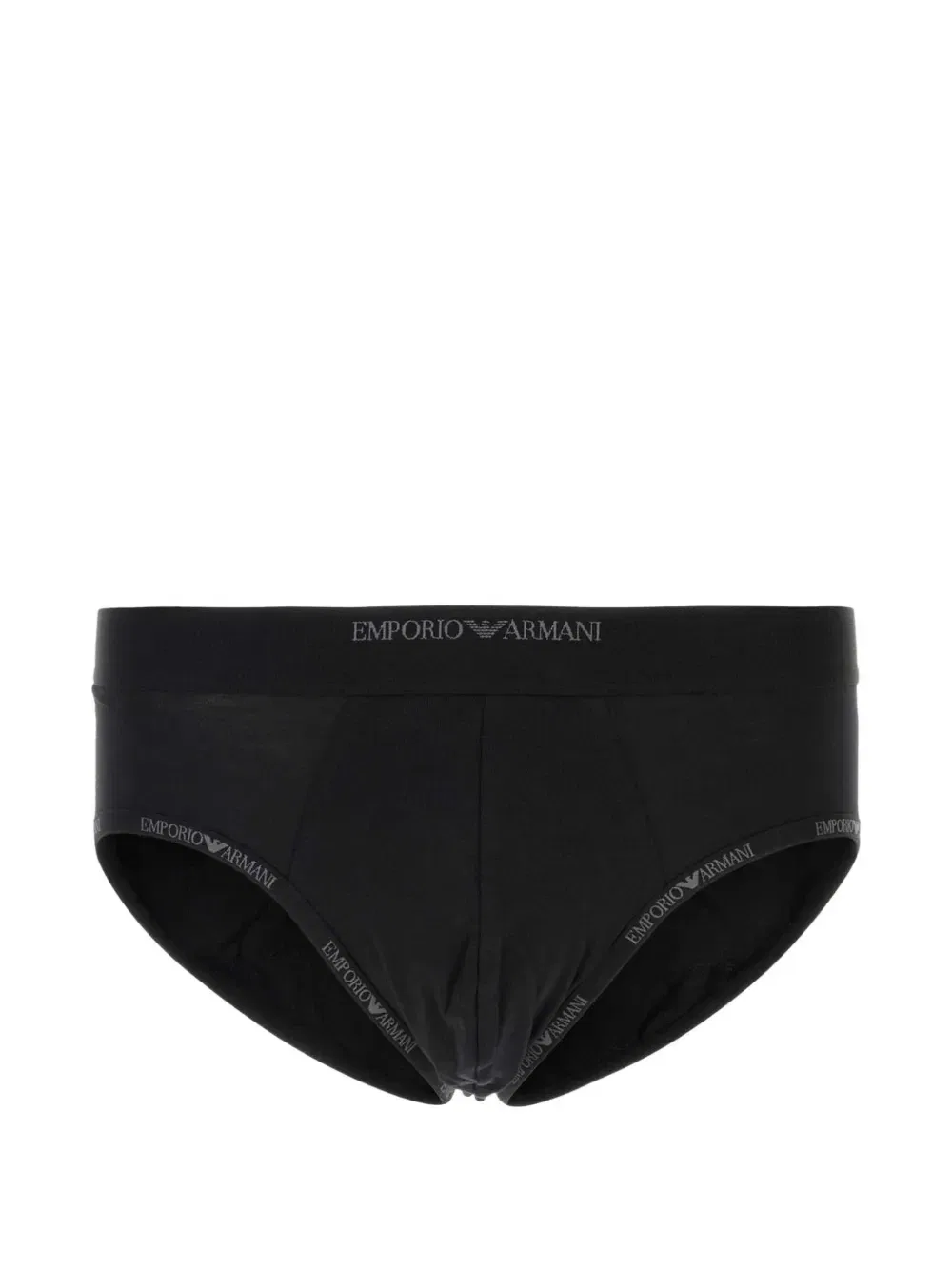 Боксеры из тянущегося хлопка EMPORIO ARMANI, черный