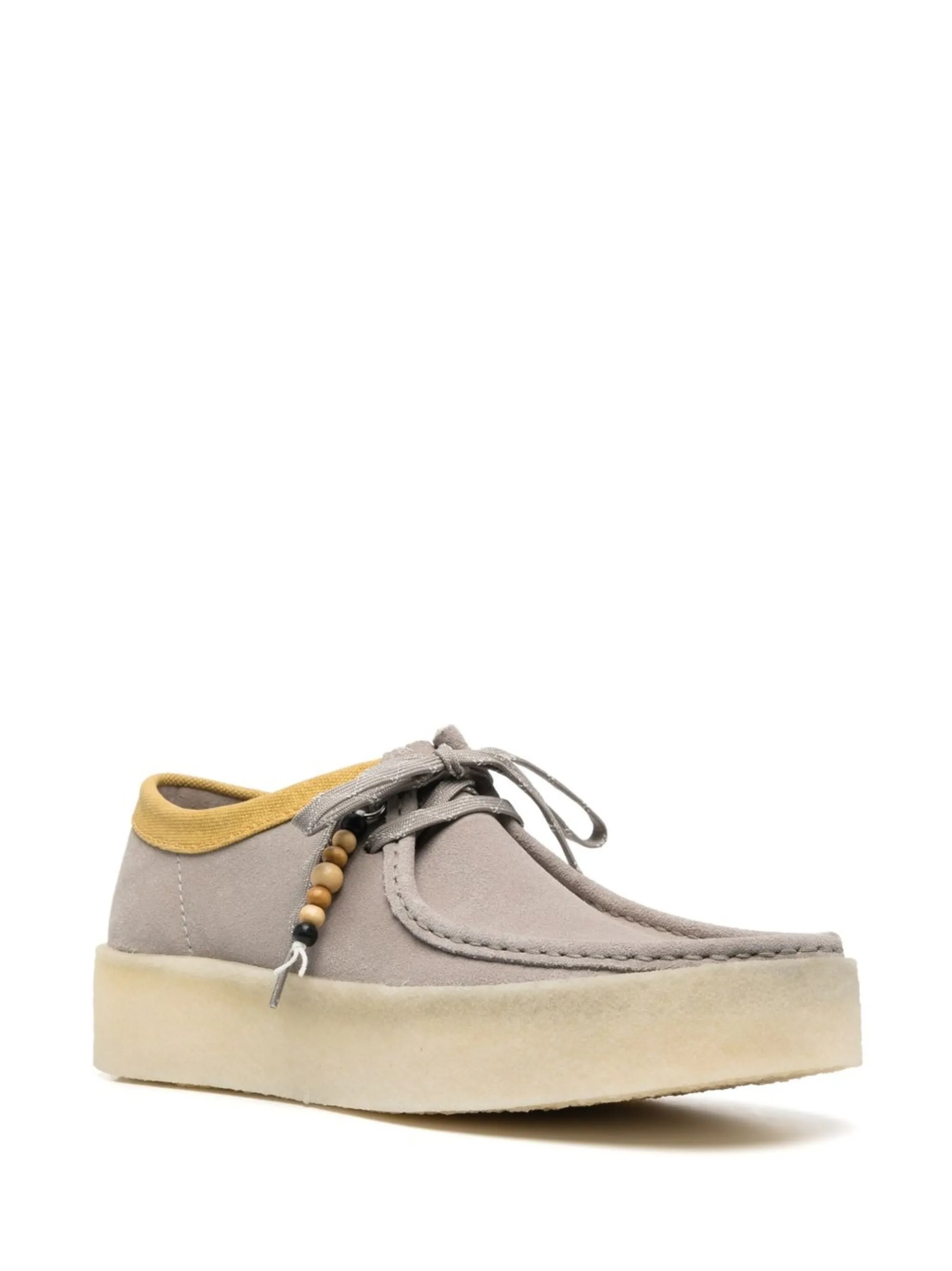 Дерби на шнуровке Clarks Originals, серый — фото 2
