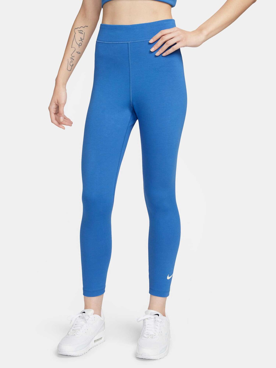 

Тайтсы Nike W NSW NK CLSC HR 7/8 TIGHT LBR, синий