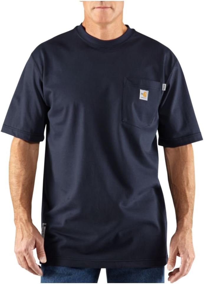 

Carhartt мужская огнестойкая футболка с коротким рукавом Force Cotton, Dark Navy, Синий, Carhartt мужская огнестойкая футболка с коротким рукавом Force Cotton, Dark Navy