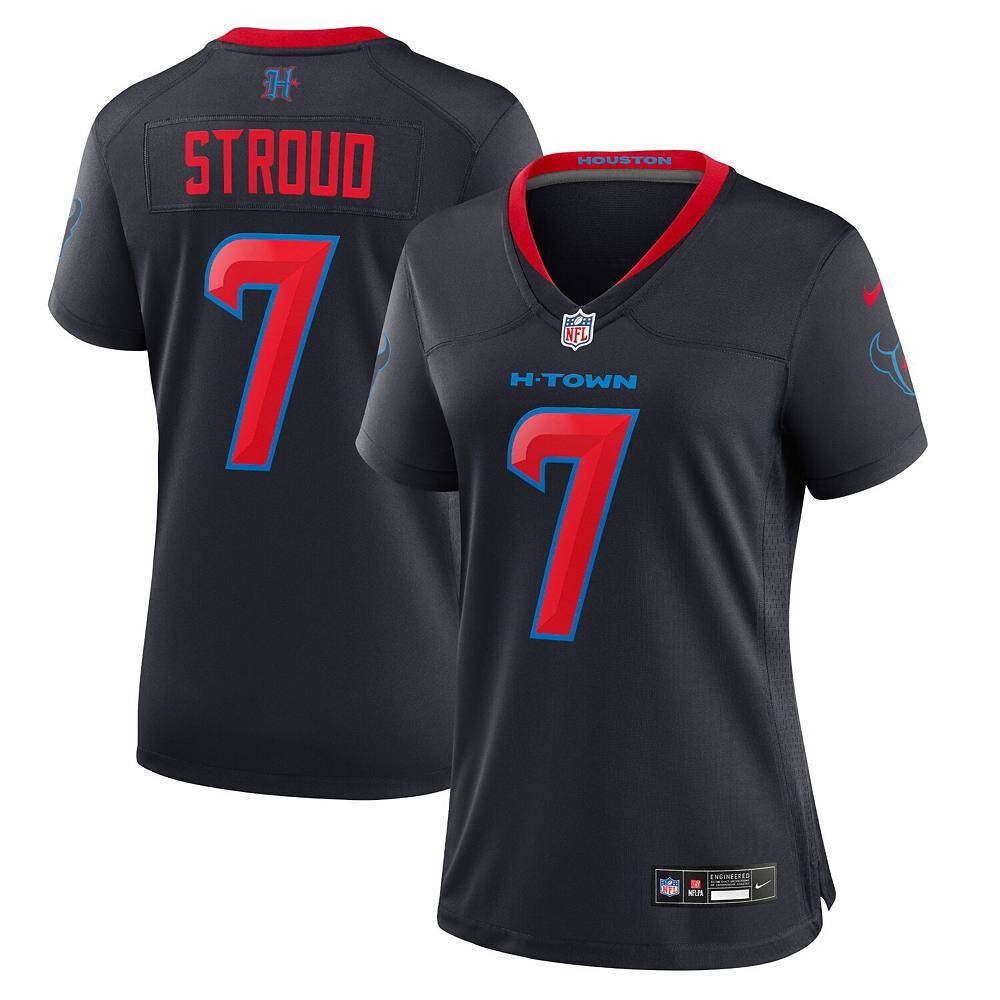 

Женские кроссовки Nike C. Джерси для альтернативной игры Stroud Navy Houston Texans, цвет Txs Navy