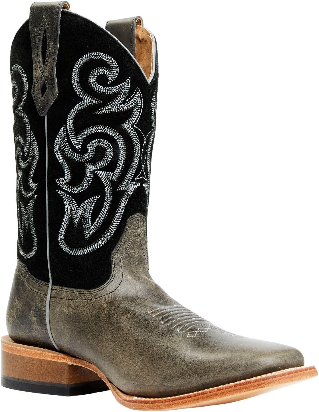 

Мужские ковбойские сапоги Cody James Lynx с широким квадратным носком - Bcjfa23l6-1, серый