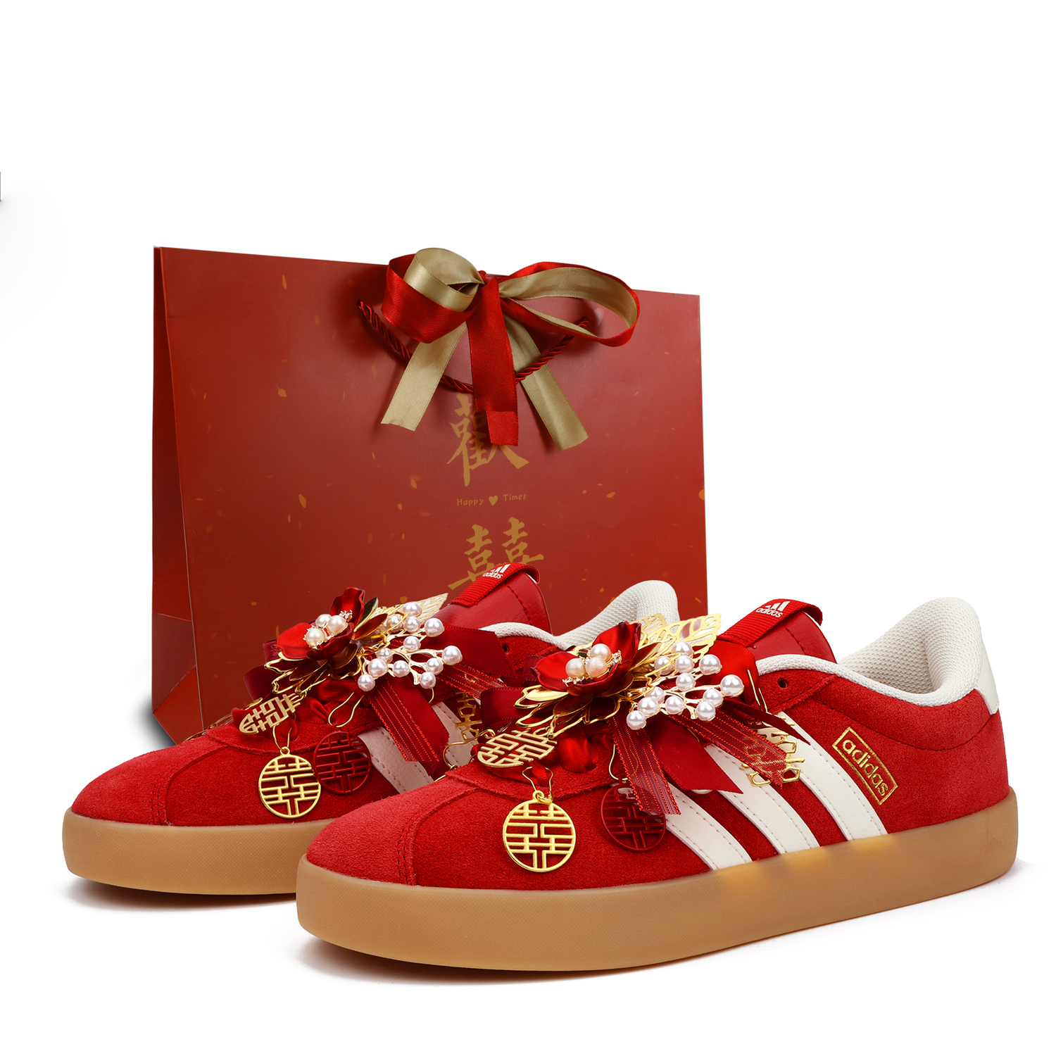 

VL COURT 3.0 In The Name Of Love амортизирующие нескользящие низкие кроссовки для скейтбординга унисекс Adidas, красный