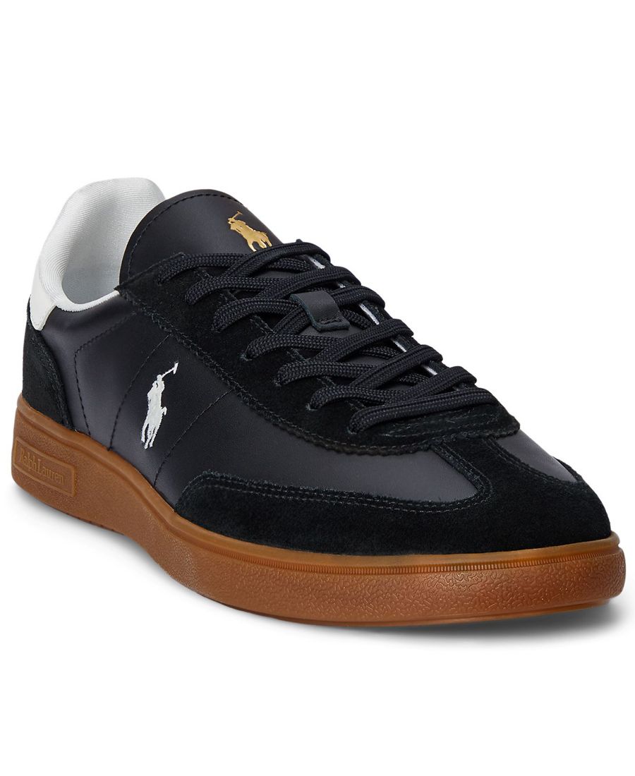 

Мужские кожаные и замшевые кроссовки Bedford Polo Ralph Lauren, BLACK/WHITE