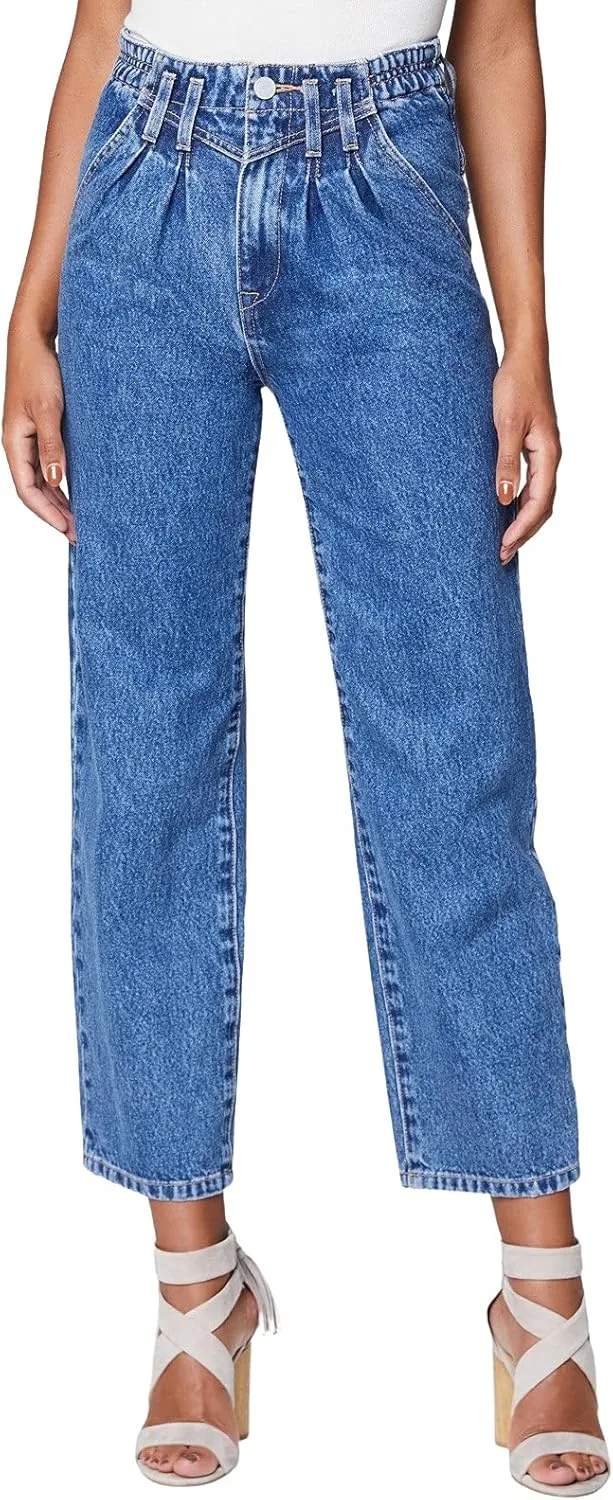 

[BLANKNYC] Женские джинсы прямого кроя с эластичной боковой резинкой