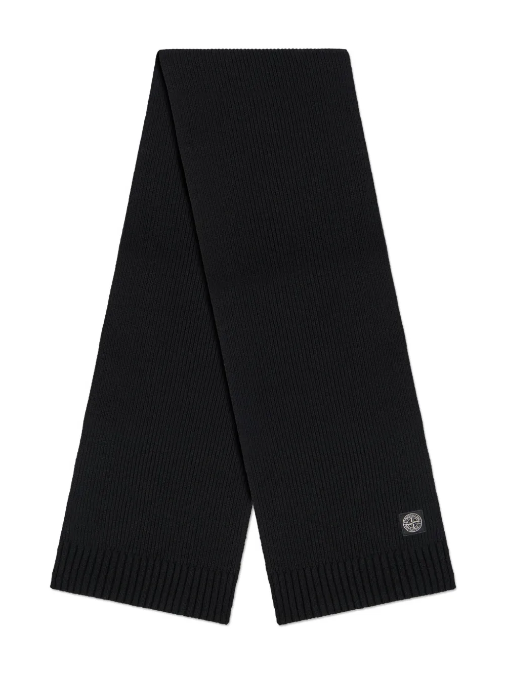 

Шарф с нашивкой-логотипом N200002 Stone Island Junior, черный