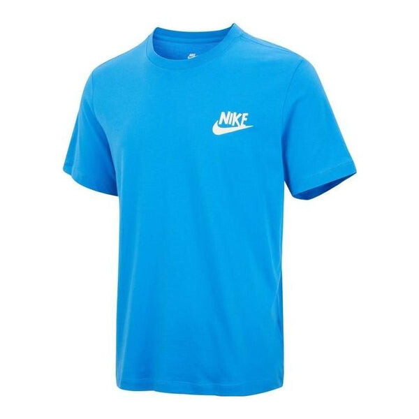 

Футболка Nike Front Logo Short Sleeves Tee 'Inhale Exhale Blue white', белый