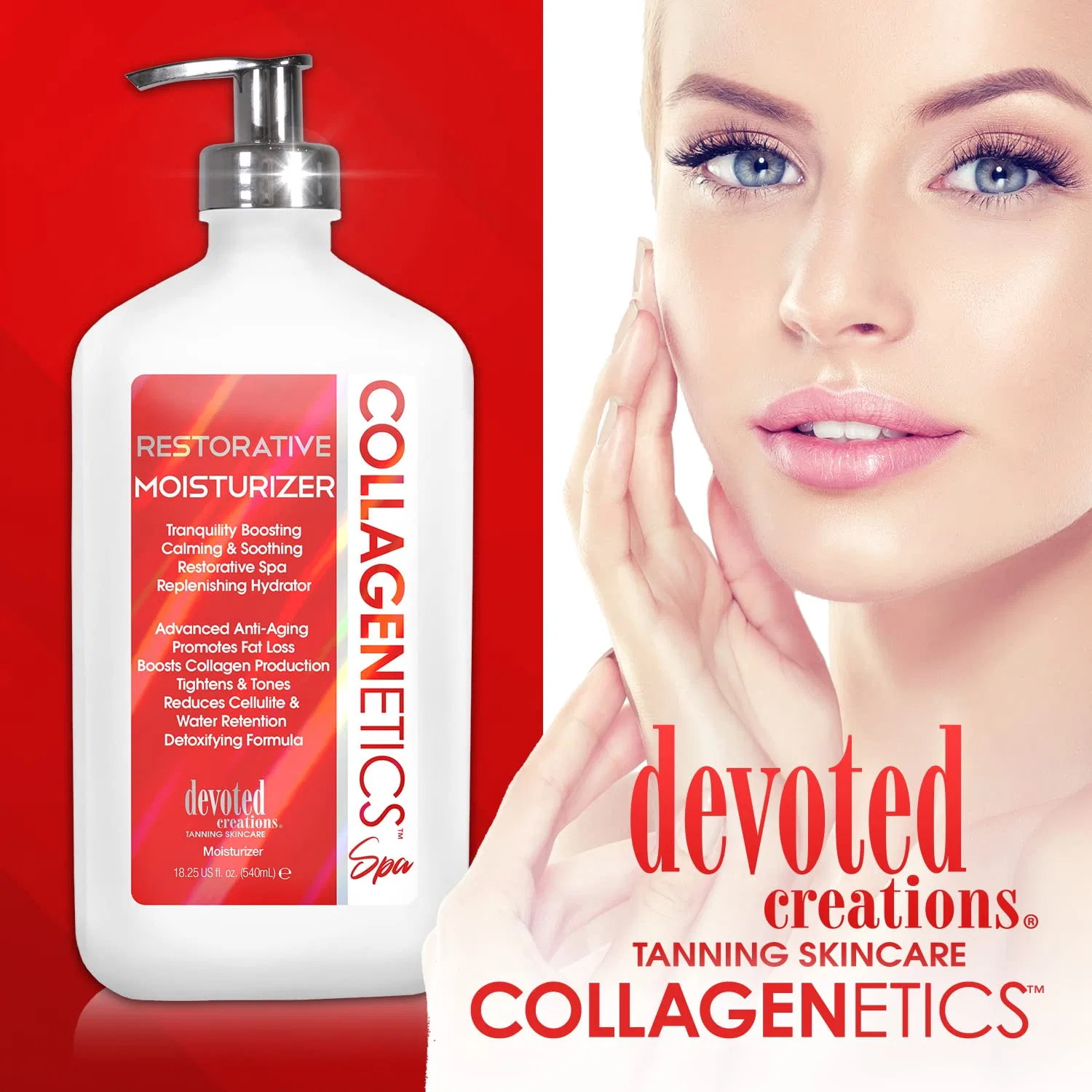 Восстанавливающий увлажняющий крем «Collagenetics Spa» 510 г от Devoted Creations Devoted Creations — фото 3