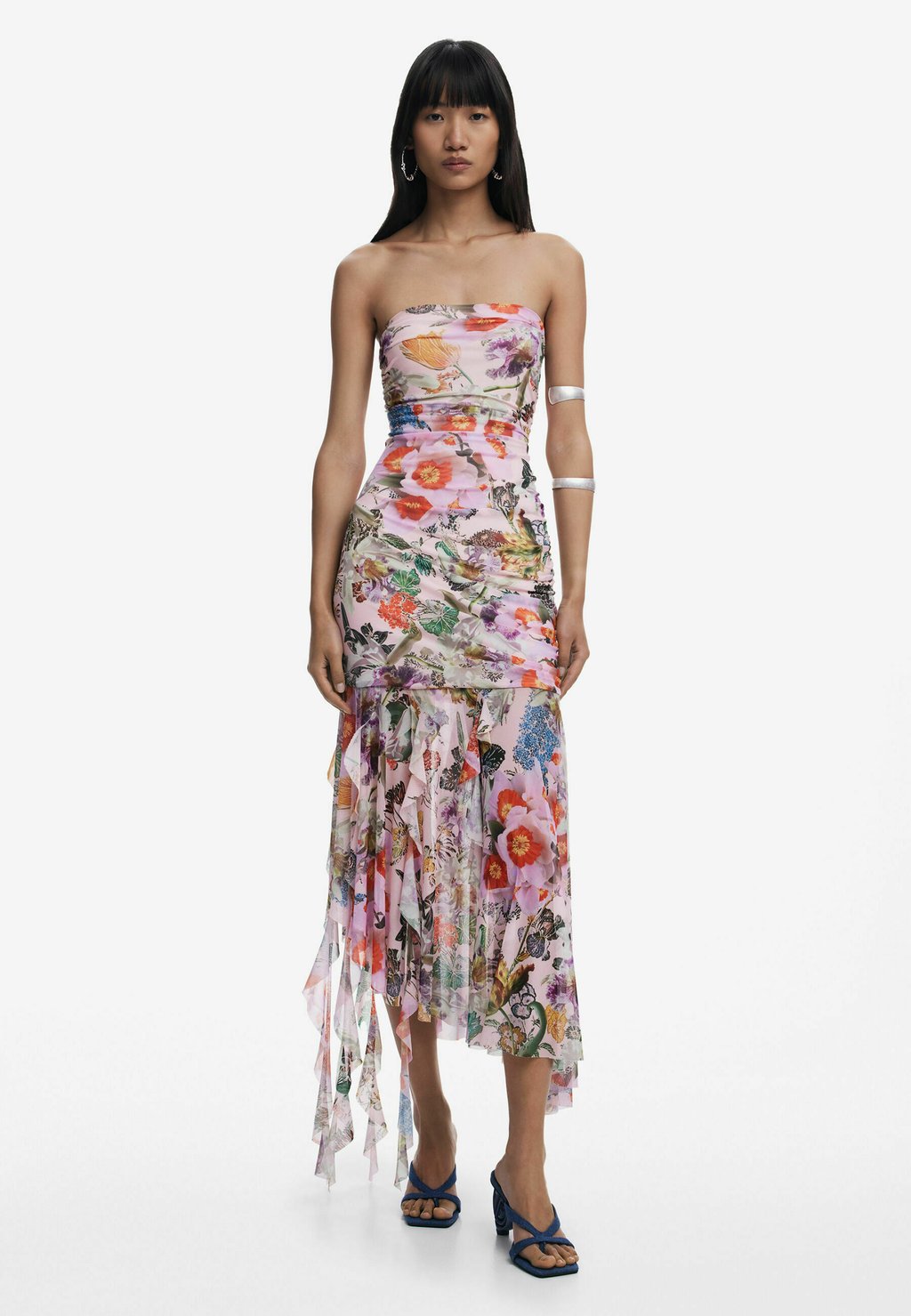 

Платье макси Desigual, красный