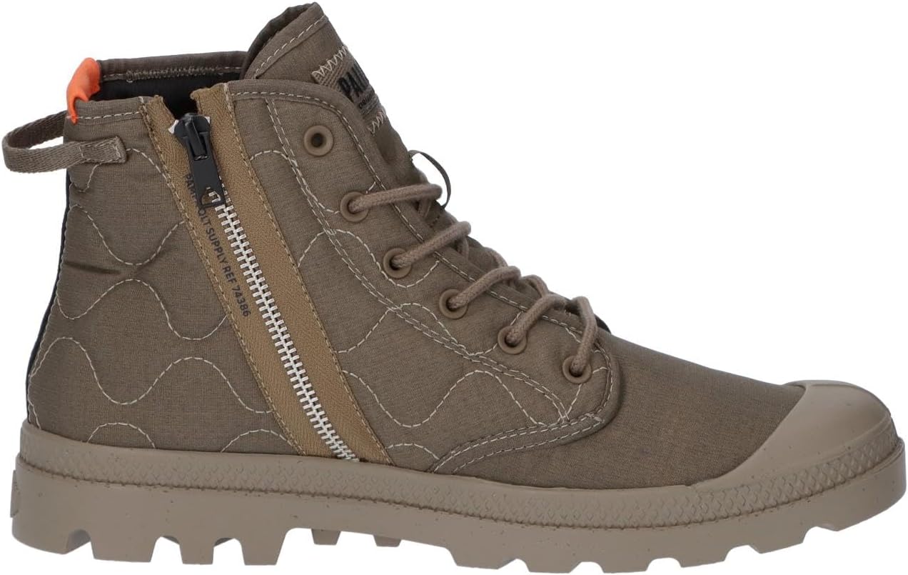 Ботинки Palladium Unisex Pampa Re-Quilted Boot с застежкой-молнией, зеленый — фото 4