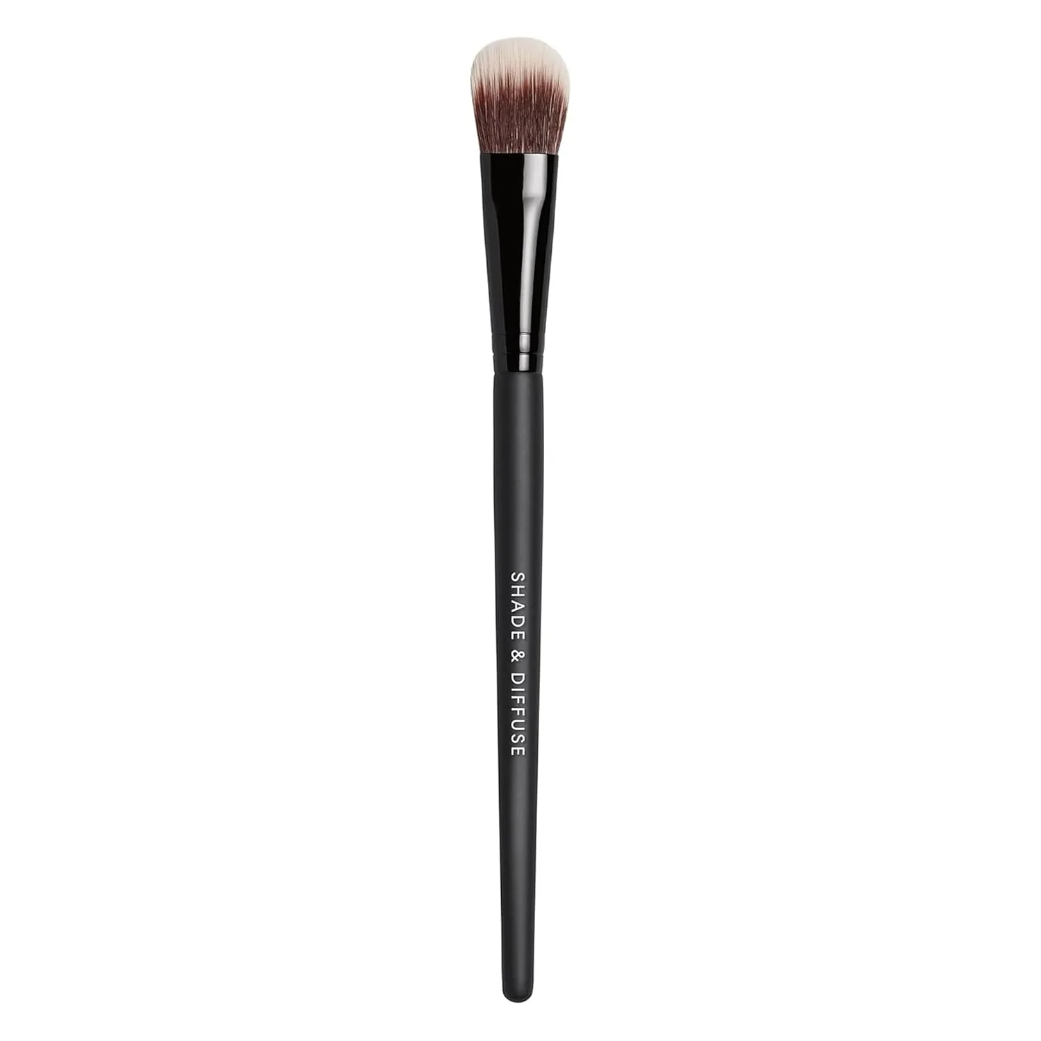 bareMinerals Shade + Diffuse Eye Brush, кисть для макияжа, предназначенная для нанесения теней, консилера или хайлайтера, изготовлена ​​из синтетического двойного волокна, подходит для веганов., Multi