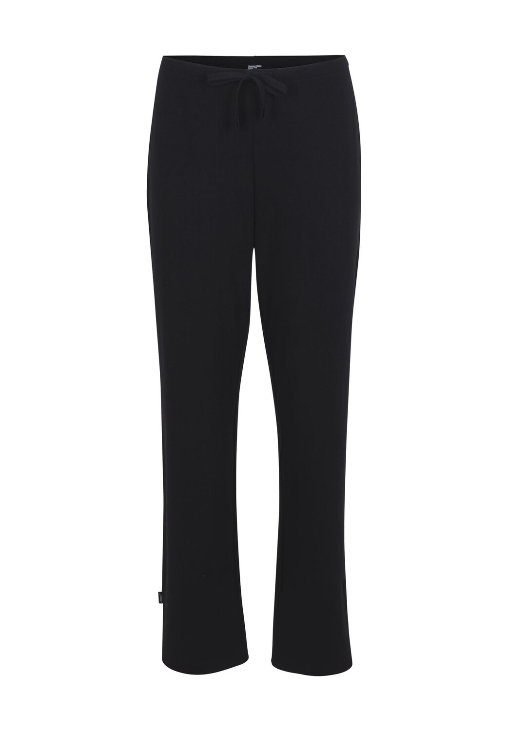 

Брюки из ткани Ширли, пояс на резинке, кулиска, женские JOY sportswear, черный